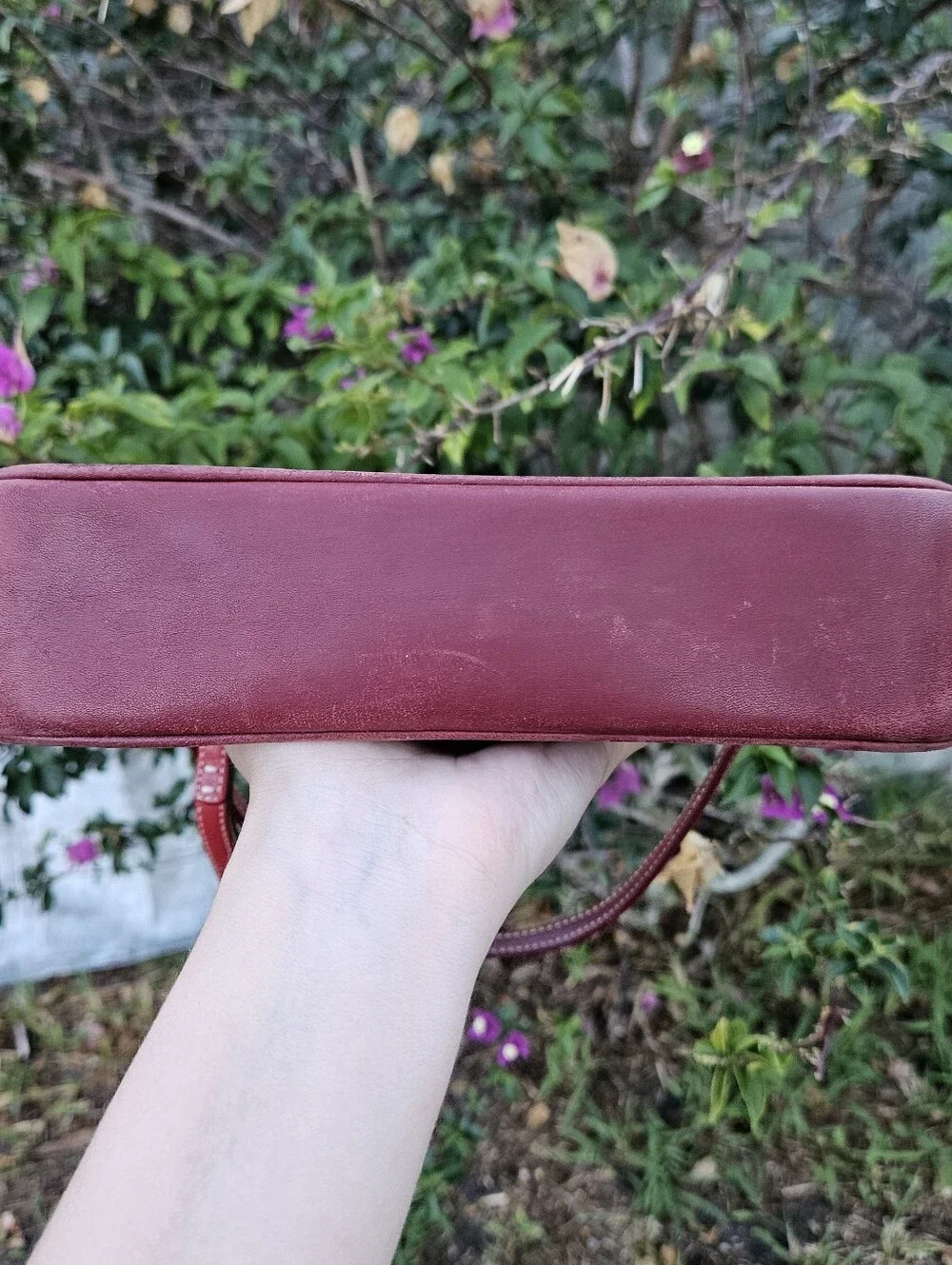 Vintage Coach Red Demi Shoulder Bag 7785